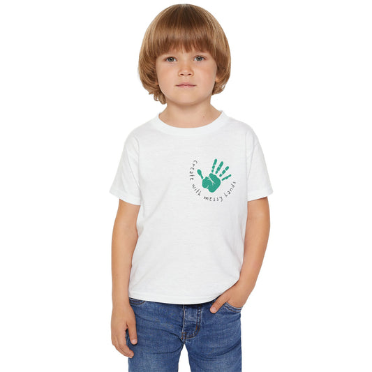 Kids T-Shirt “Create with Messy Hands”