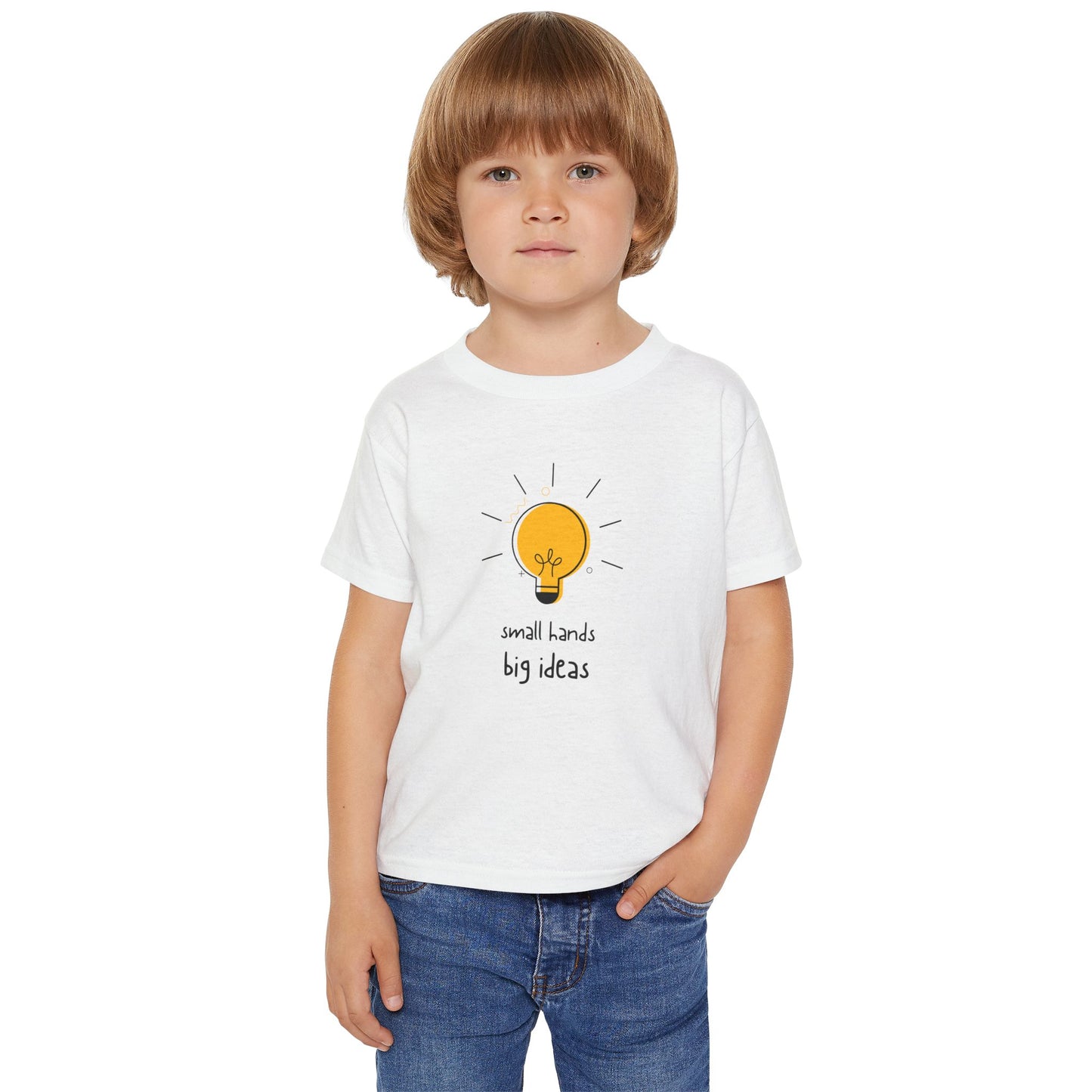 Kids T-Shirt “small hands big ideas”