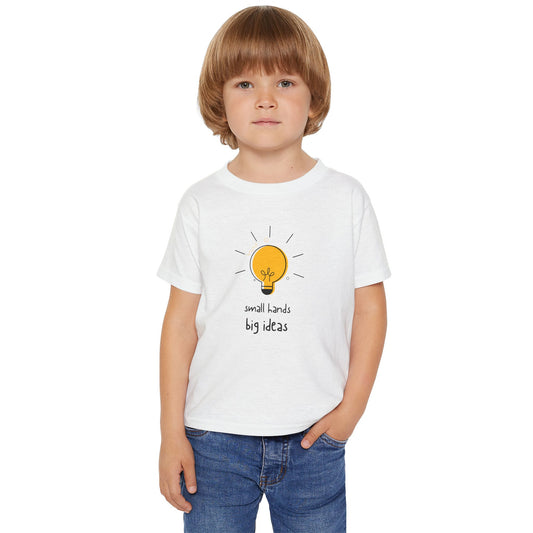 Kids T-Shirt “small hands big ideas”