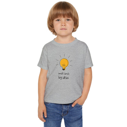 Kids T-Shirt “small hands big ideas”