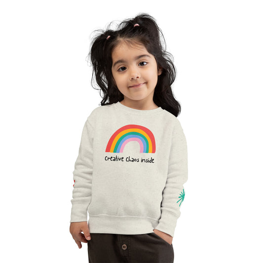 Toddler Sweatshirt "Creative Chaos Inside"