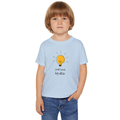Kids T-Shirt “small hands big ideas”