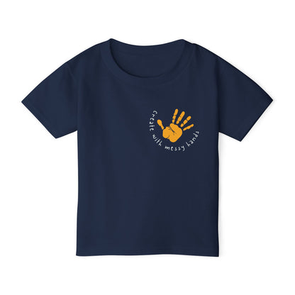 Kids T-Shirt “Create with Messy Hands”