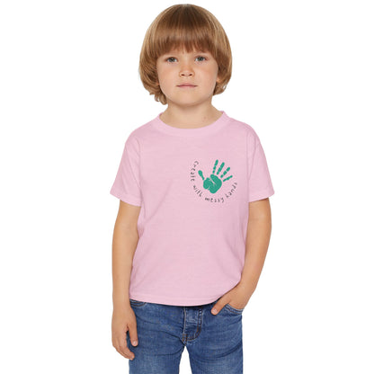 Kids T-Shirt “Create with Messy Hands”