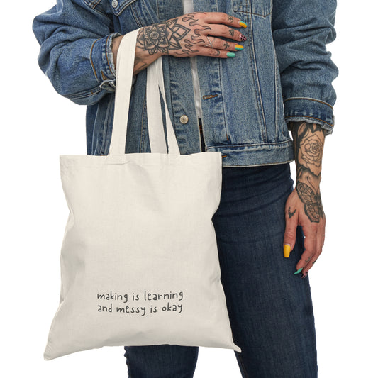 Natural Cotton Tote Bag – Big Ideas Start Small