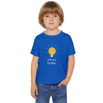 Kids T-Shirt “small hands big ideas”