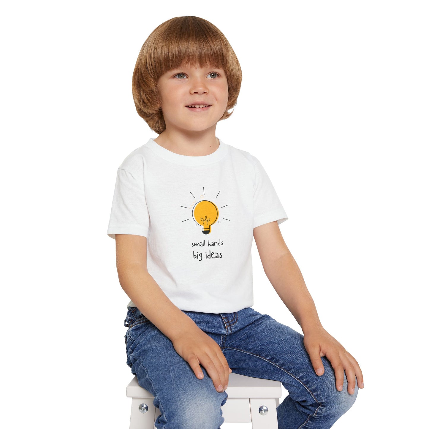 Kids T-Shirt “small hands big ideas”