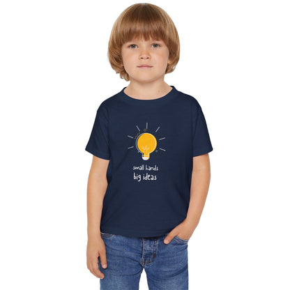 Kids T-Shirt “small hands big ideas”