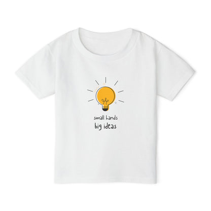Kids T-Shirt “small hands big ideas”